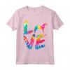Hamiltonstovare Tie Dye Love Dog Mamma Papà Maglietta - Regalo per Cani Ideale per Compleanni o Natale