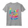Hamiltonstovare Tie Dye Love Dog Mamma Papà Maglietta - Regalo per Cani Ideale per Compleanni o Natale