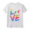 Hamiltonstovare Tie Dye Love Dog Mamma Papà Maglietta - Regalo per Cani Ideale per Compleanni o Natale