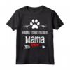 Hamiltonstovare Mama Groovy Retro Lover - Maglietta Festa della Mamma per Nonna, Zia, Moglie - Regalo Divertente per Cani Hamiltonstovare