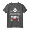 Hamiltonstovare Mama Groovy Retro Lover - Maglietta Festa della Mamma per Nonna, Zia, Moglie - Regalo Divertente per Cani Hamiltonstovare