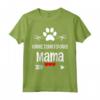 Hamiltonstovare Mama Groovy Retro Lover - Maglietta Festa della Mamma per Nonna, Zia, Moglie - Regalo Divertente per Cani Hamiltonstovare