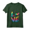 Donna Hamiltonstovare Tie Dye Love Dog Mamma Papà Maglietta con Collo a V - Regalo per Cani - Ideale per Compleanni, Natale o Ringraziamento