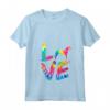 Donna Hamiltonstovare Tie Dye Love Dog Mamma Papà Maglietta con Collo a V - Regalo per Cani - Ideale per Compleanni, Natale o Ringraziamento