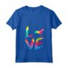Donna Hamiltonstovare Tie Dye Love Dog Mamma Papà Maglietta con Collo a V - Regalo per Cani - Ideale per Compleanni, Natale o Ringraziamento