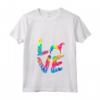 Donna Hamiltonstovare Tie Dye Love Dog Mamma Papà Maglietta con Collo a V - Regalo per Cani - Ideale per Compleanni, Natale o Ringraziamento