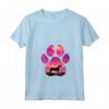 Donna Hamiltonstovare Paw Mom Dad Dog Amante Uomini Maglietta con Collo a V - Regalo Perfetto per Natale, Ringraziamento, San Valentino o Compleanni