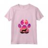 Donna Hamiltonstovare Paw Mom Dad Dog Amante Uomini Maglietta con Collo a V - Regalo Perfetto per Natale, Ringraziamento, San Valentino o Compleanni