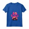 Donna Hamiltonstovare Paw Mom Dad Dog Amante Uomini Maglietta con Collo a V - Regalo Perfetto per Natale, Ringraziamento, San Valentino o Compleanni