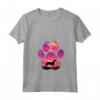 Donna Hamiltonstovare Paw Mom Dad Dog Amante Uomini Maglietta con Collo a V - Regalo Perfetto per Natale, Ringraziamento, San Valentino o Compleanni