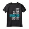 Mangia il Sonno Hamilton Ripeti - Divertente Maglietta Hamilton per Appassionati di Storia e Fan - Ideale Regalo per Insegnanti e Studenti