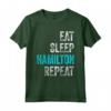 Mangia il Sonno Hamilton Ripeti - Divertente Maglietta Hamilton per Appassionati di Storia e Fan - Ideale Regalo per Insegnanti e Studenti