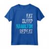 Mangia il Sonno Hamilton Ripeti - Divertente Maglietta Hamilton per Appassionati di Storia e Fan - Ideale Regalo per Insegnanti e Studenti
