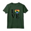 Amore Cane Hamiltonstovare Cuore Arcobaleno Orgoglio Maglietta - Ideale per gli Amanti degli Animali