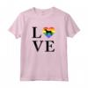 Amore Cane Hamiltonstovare Cuore Arcobaleno Orgoglio Maglietta - Ideale per gli Amanti degli Animali