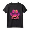 Hamiltonstovare Paw Mom Dad Dog - Maglietta per Amanti Cani - Regalo Perfetto per Natale o Compleanni - Paw Dog Silhouette Mountain Design