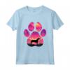 Hamiltonstovare Paw Mom Dad Dog - Maglietta per Amanti Cani - Regalo Perfetto per Natale o Compleanni - Paw Dog Silhouette Mountain Design