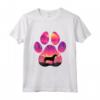 Hamiltonstovare Paw Mom Dad Dog - Maglietta per Amanti Cani - Regalo Perfetto per Natale o Compleanni - Paw Dog Silhouette Mountain Design