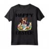 Happy Easter Hamiltonstovare Cane Razza - Maglietta per Uomini, Donne e Bambini - Ideale per festeggiare la Pasqua in Famiglia