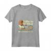 Donna Life Better Hamiltonstovare Vintage Cane Mamma Papà Maglietta con Collo a V - Regalo Divertente per Amanti dei Cani