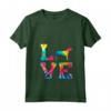 Donna Love Hamiltonstovare Tie Dye Cane Mamma Papà Maglietta con Collo a V - Ideale Regalo per Amanti dei Cani - Leggera e Confortevole