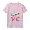 Donna Love Hamiltonstovare Tie Dye Cane Mamma Papà Maglietta con Collo a V - Ideale Regalo per Amanti dei Cani - Leggera e Confortevole