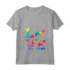 Donna Love Hamiltonstovare Tie Dye Cane Mamma Papà Maglietta con Collo a V - Ideale Regalo per Amanti dei Cani - Leggera e Confortevole