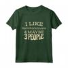 Mi piace Hamiltonstovare & Forse 3 Persone - Maglietta con Motivo e Citazione Divertente - Ideale per Fan Hamiltonstovare
