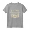 Mi piace Hamiltonstovare & Forse 3 Persone - Maglietta con Motivo e Citazione Divertente - Ideale per Fan Hamiltonstovare