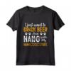 Bere birra e appendere con il mio Hamiltonstovare Foxhound svedese - Maglietta divertente per Amanti dei Cani - Design Witty a Tema Animali