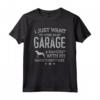 Hamiltonstovare Dad Car Garage Hangout Uomo Maglietta - Regalo divertente per papà amante dei cani e del garage