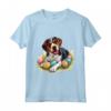 Happy Easter Hamiltonstovare Cane Razza - Maglietta per Uomini, Donne e Bambini - Ideale per Festeggiare la Pasqua con la Famiglia