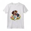 Happy Easter Hamiltonstovare Cane Razza - Maglietta per Uomini, Donne e Bambini - Ideale per Festeggiare la Pasqua con la Famiglia