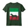 Hamiltonstovare - Bandiera per Cani Italiana Vintage Mamma Papà Maglietta - Regalo per Affenpinscher - Ideale per Compleanni o Natale