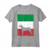 Hamiltonstovare - Bandiera per Cani Italiana Vintage Mamma Papà Maglietta - Regalo per Affenpinscher - Ideale per Compleanni o Natale
