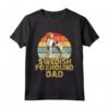 Hamiltonstövare (Swedish Foxhound) Cane Papà Retro Amante dei Cani Maglietta - Cuore di Hamiltonstövare - Ideale per Compleanni, Vacanze o Regali
