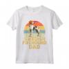 Hamiltonstövare (Swedish Foxhound) Cane Papà Retro Amante dei Cani Maglietta - Cuore di Hamiltonstövare - Ideale per Compleanni, Vacanze o Regali