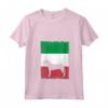 Donna Hamiltonstovare - Bandiera Italiana per Cani Vintage - Maglietta Mamma Papà con Collo a V - Ideale per Affenpinscher - Regalo per Natale o Compleanni