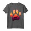 Paw Hamiltonstovare Cane Mamma Papà Uomini Donne - Maglietta Silhouette Paw Dog Sunset - Regalo Unico per Amanti dei Cani