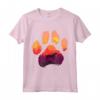 Paw Hamiltonstovare Cane Mamma Papà Uomini Donne - Maglietta Silhouette Paw Dog Sunset - Regalo Unico per Amanti dei Cani