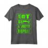 Eat Sleep Hardstyle Repeat - Maglietta Regalo Musica Techno Hardstyle - Ideale per Eventi con Gli Amici