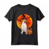 Harrier Zucca di Halloween Maglietta - Regalo Divertente per Amanti dei Cani - Dog Halloween Jack O Lantern Pumpkin Design