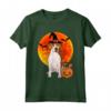 Harrier Zucca di Halloween Maglietta - Regalo Divertente per Amanti dei Cani - Dog Halloween Jack O Lantern Pumpkin Design