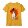 Harrier Zucca di Halloween Maglietta - Regalo Divertente per Amanti dei Cani - Dog Halloween Jack O Lantern Pumpkin Design