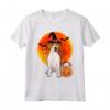 Harrier Zucca di Halloween Maglietta - Regalo Divertente per Amanti dei Cani - Dog Halloween Jack O Lantern Pumpkin Design