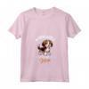 Donna Mamma di Beagle-Harrier - Maglietta con Collo a V - Ideale per le Mamme dei Cani Beagle-Harrier