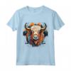 Costume da Yak Himalaya Tibet - Souvenir Retro Maglietta per Amanti degli Yak - Escursioni in Montagna