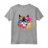 Splash Art Colorato con Faccia di Gatto Himalayano - Maglietta Dichiarativa per Amanti dei Gatti - Acquista Online
