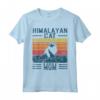 Best Cat Mom Women - Gatto Himalayano Vintage Maglietta - Regalo per Amanti dei Gatti - Ideale per Compleanno, Natale e Giornata Internazionale del Gatto
