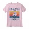 Best Cat Mom Women - Gatto Himalayano Vintage Maglietta - Regalo per Amanti dei Gatti - Ideale per Compleanno, Natale e Giornata Internazionale del Gatto